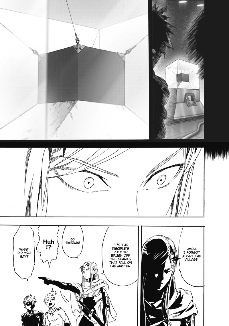 One Punch Man Manga Chapter 194 page 27 - Right Away scene