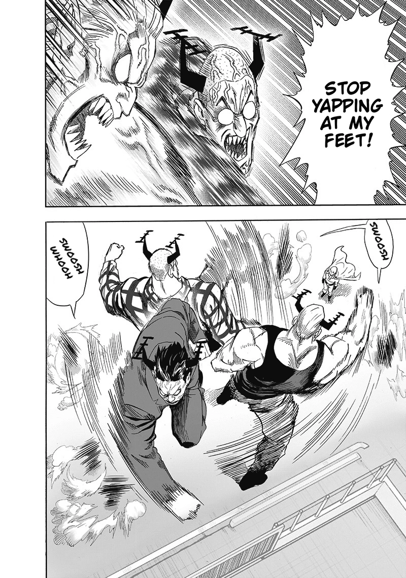 One Punch Man Manga Chapter 194 page 28 - Right Away scene