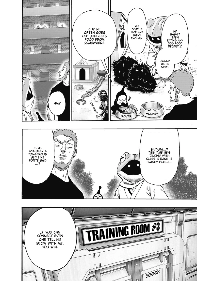 One Punch Man Manga Chapter 194 page 3 - Right Away scene