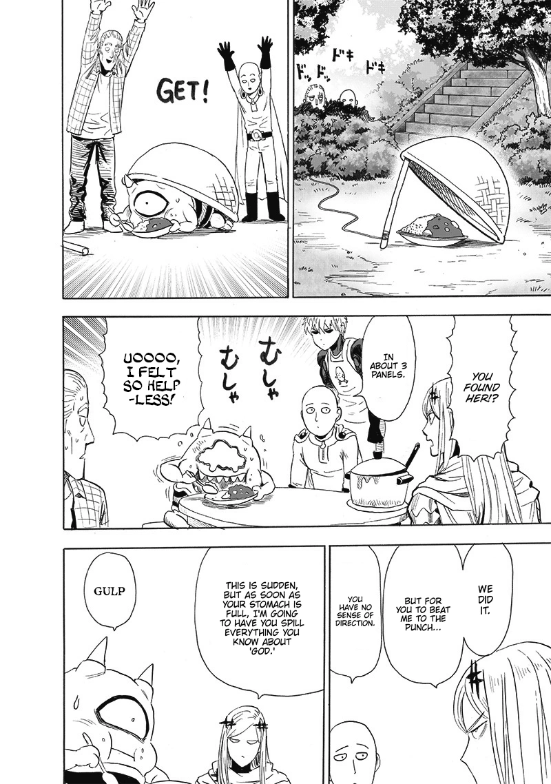 One Punch Man Manga Chapter 194 page 36 - Right Away scene