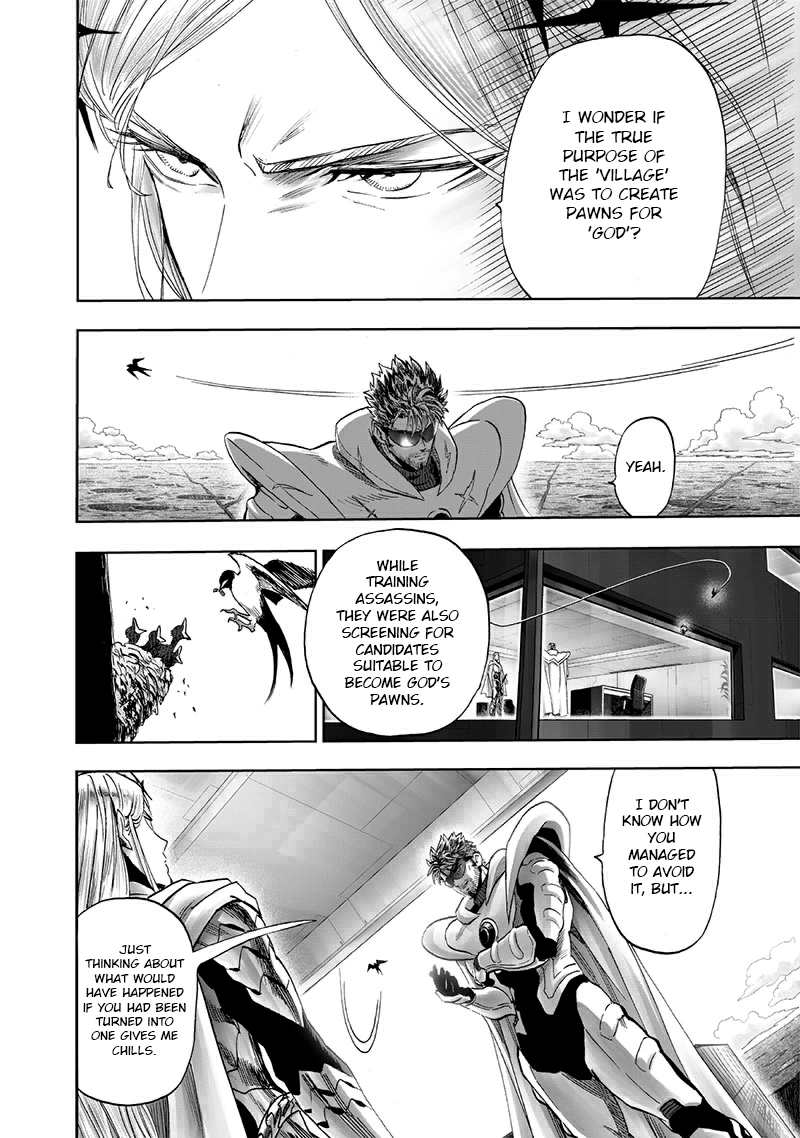 One Punch Man Manga Chapter 195 page 21 - That Man scene