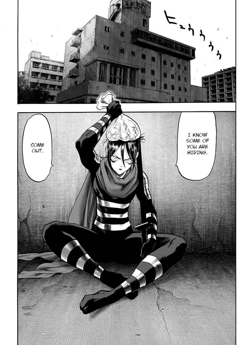 One Punch Man Manga Chapter 195 page 7 - That Man scene