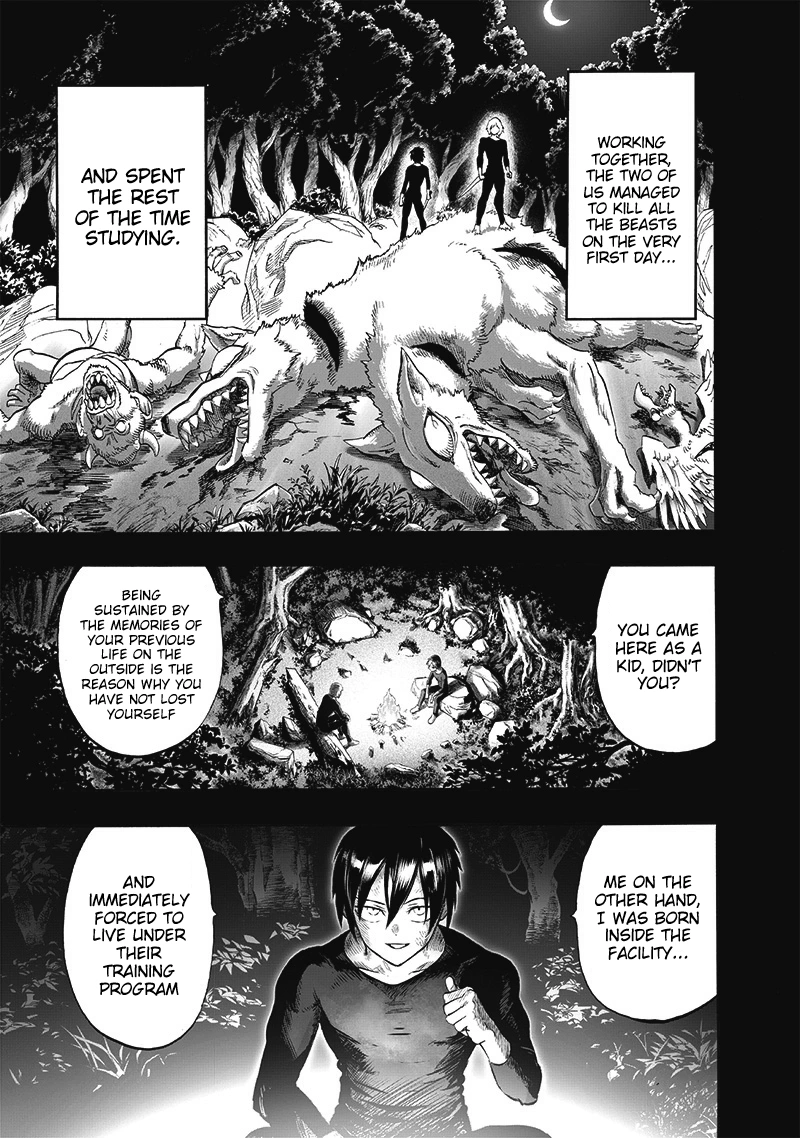 One Punch Man Manga Chapter 196 page 11 - Ninja Village scene