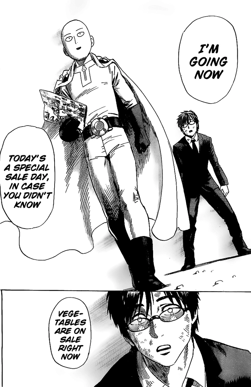 One Punch Man Manga Chapter 20.7 page 27 - A New Wind Blows | Volume 3 Extras scene