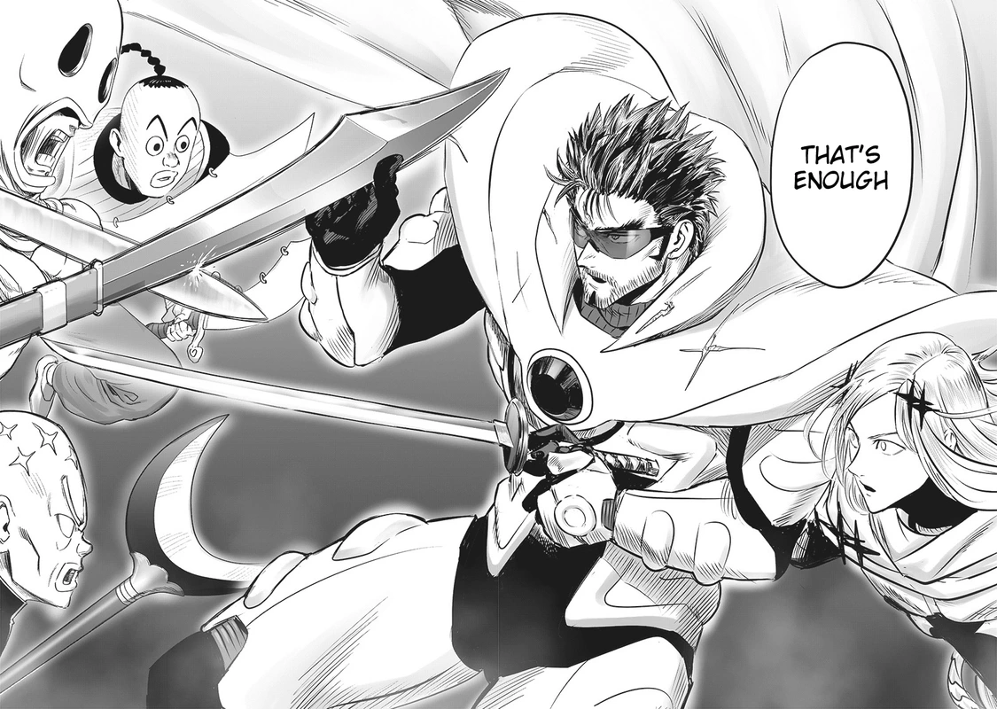 One Punch Man Manga Chapter 200 page 14 - Where Is It scene