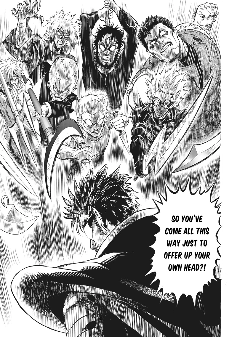 One Punch Man Manga Chapter 200 page 16 - Where Is It scene
