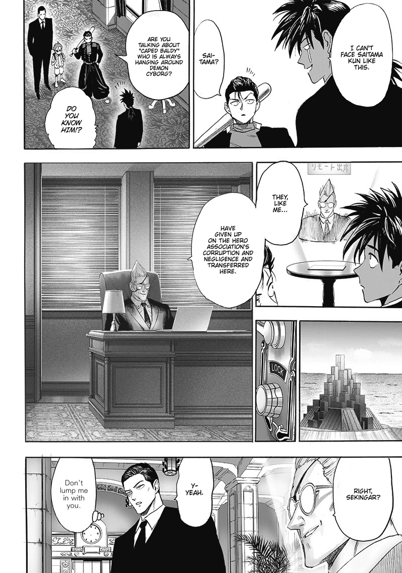 One Punch Man Manga Chapter 205 page 2 - Neo Leaders scene