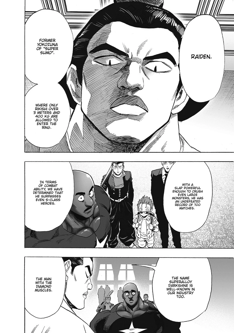 One Punch Man Manga Chapter 206 page 2 - Tough Guy scene
