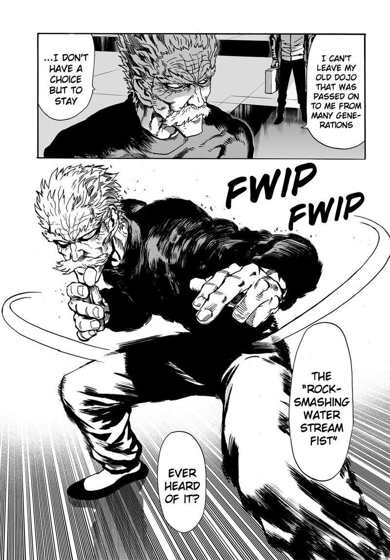One Punch Man Manga Chapter 21 page 29 - Giant Meteor scene