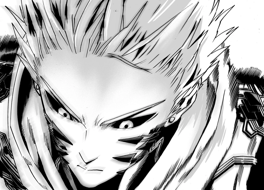 One Punch Man Manga Chapter 21 page 43 - Giant Meteor scene