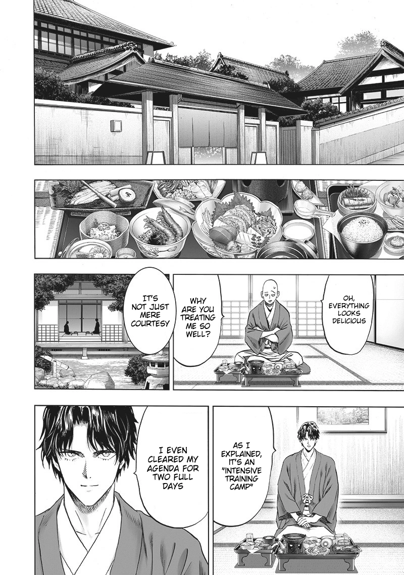 One Punch Man Manga Chapter 210 page 15 - Intensive Training Camp scene