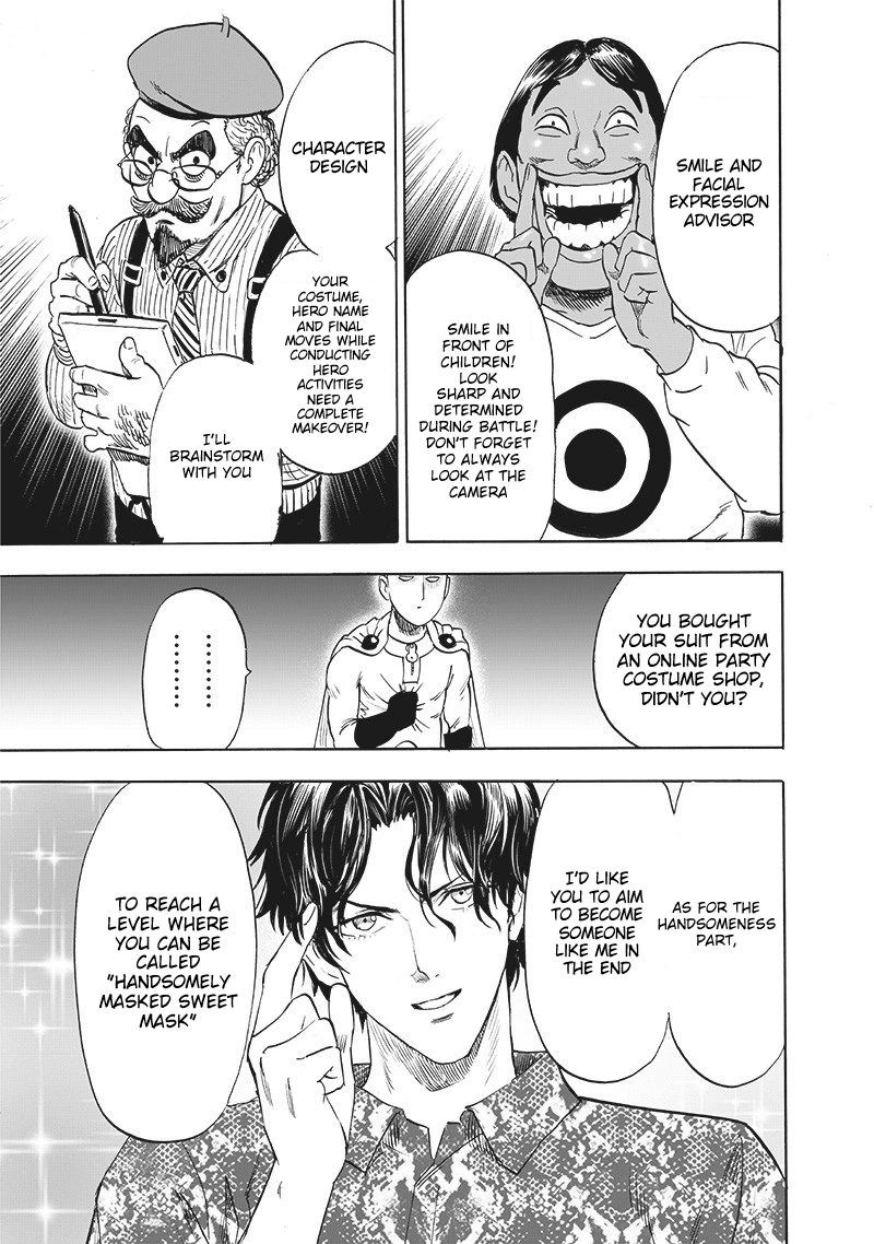 One Punch Man Manga Chapter 211 page 6 - Handsomely Masked Sweet Mask scene