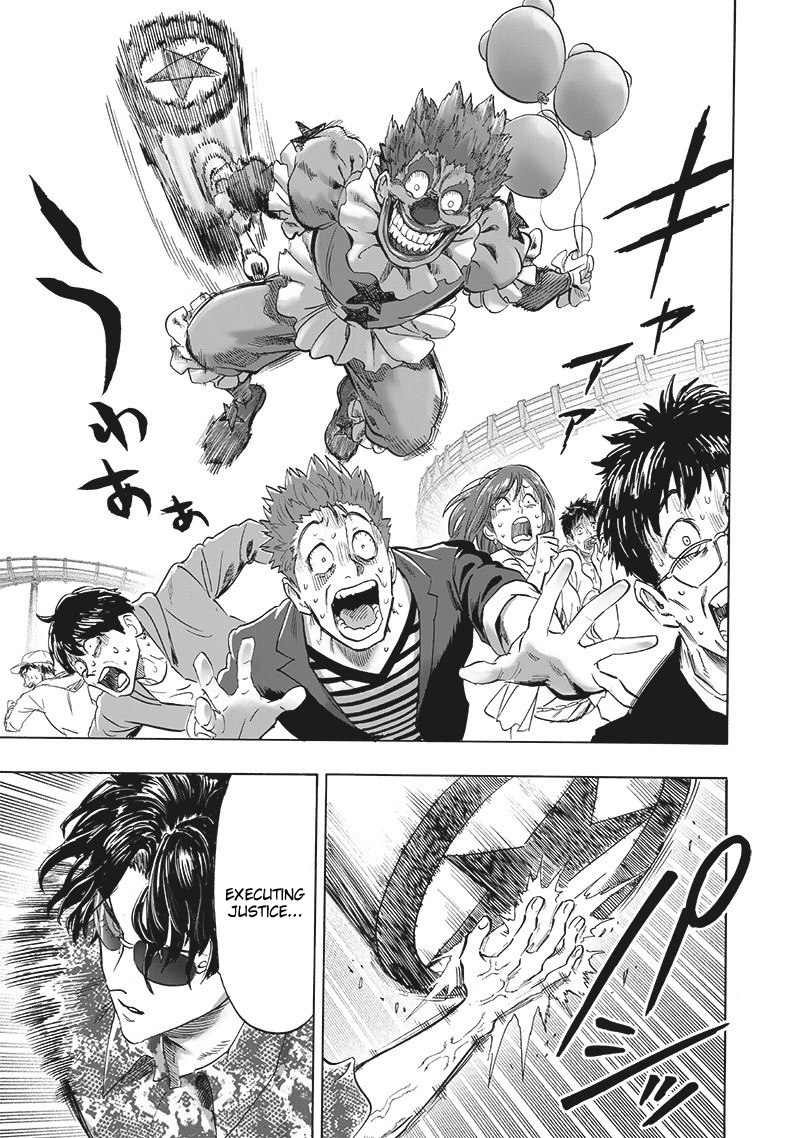 One Punch Man Manga Chapter 212 page 15 - We're All Human After All scene