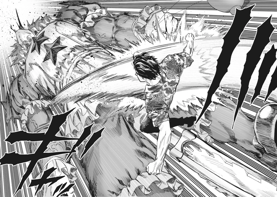One Punch Man Manga Chapter 214 page 12 - Fanatics scene