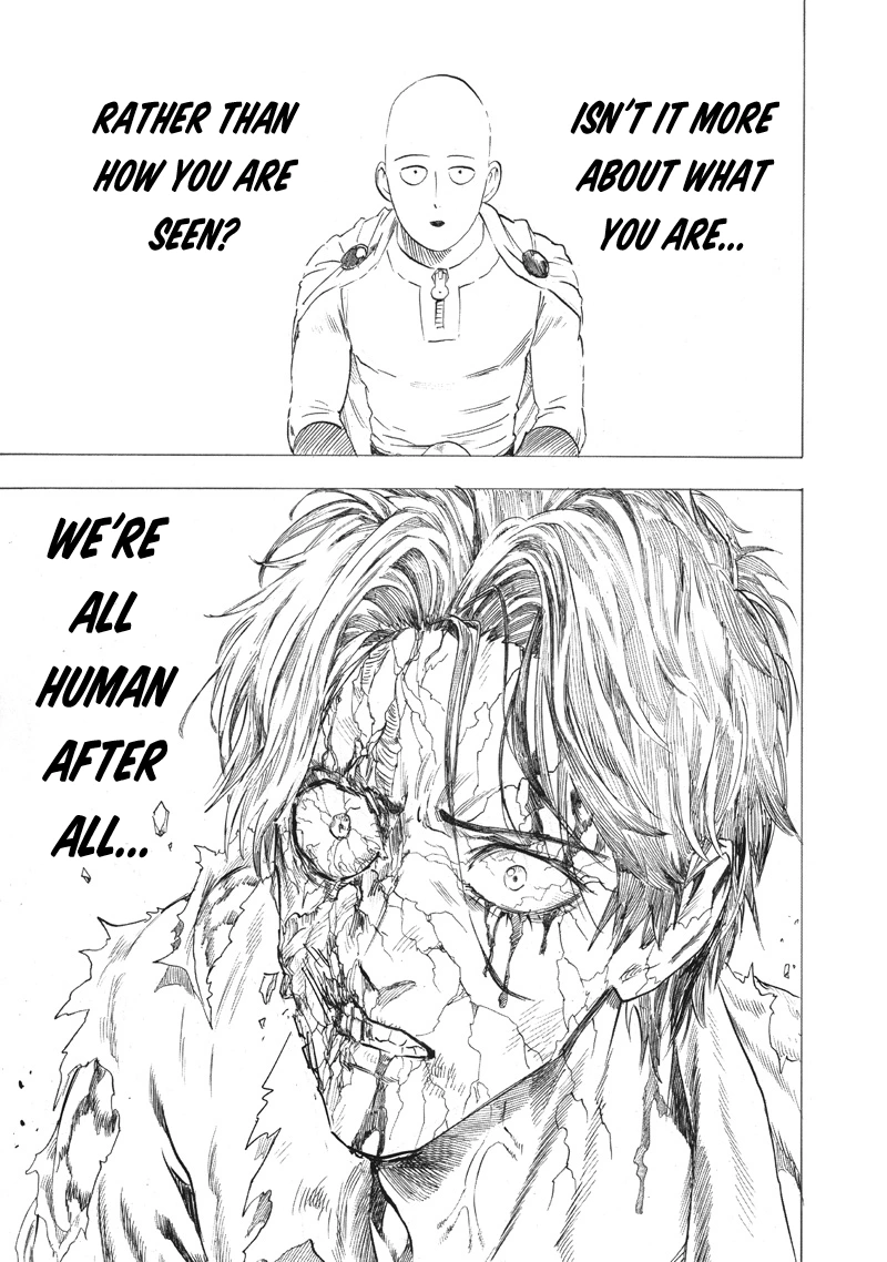 One Punch Man Manga Chapter 215 page 20 - What You Are scene