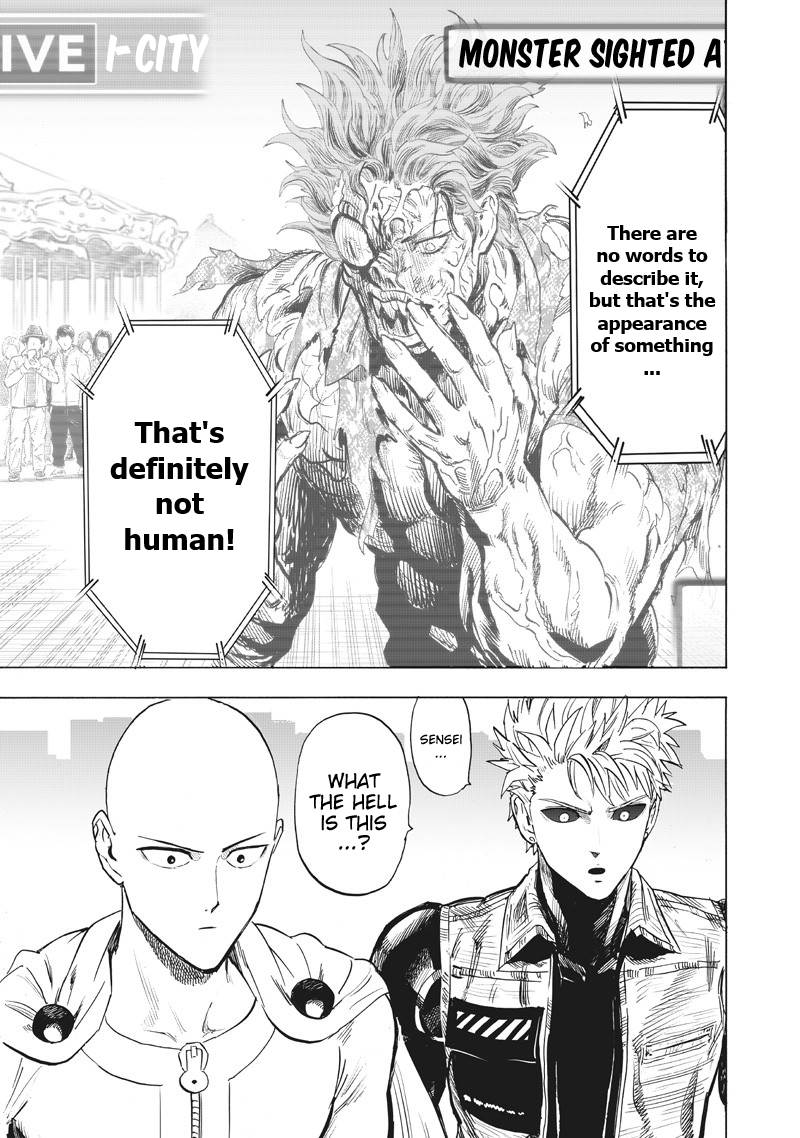 One Punch Man Manga Chapter 216 page 18 - Monster scene