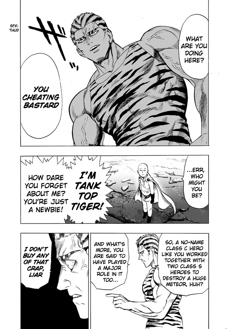 One Punch Man Manga Chapter 22 page 11 - Voices scene