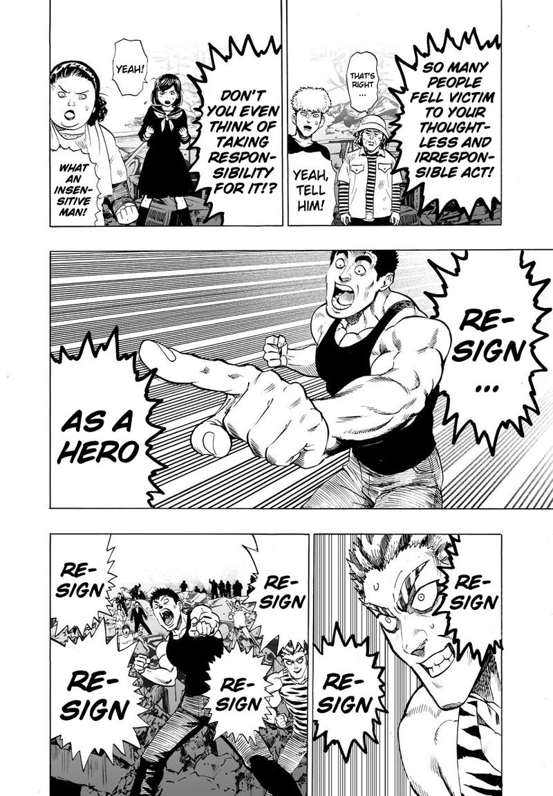 One Punch Man Manga Chapter 22 page 21 - Voices scene