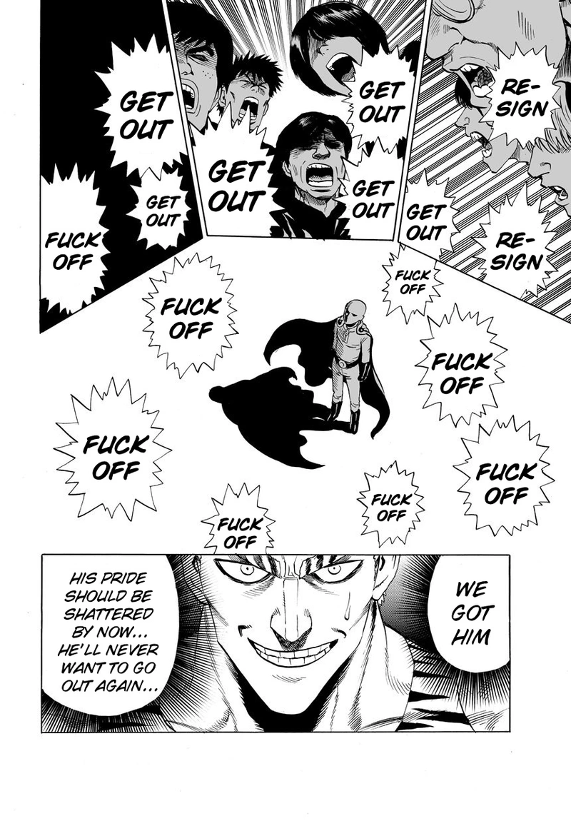 One Punch Man Manga Chapter 22 page 23 - Voices scene