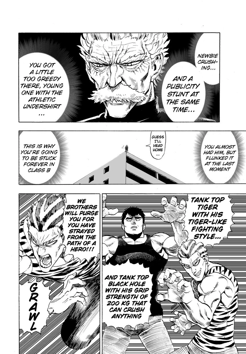 One Punch Man Manga Chapter 22 page 29 - Voices scene
