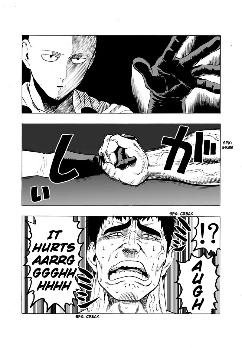 One Punch Man Manga Chapter 22 page 32 - Voices scene