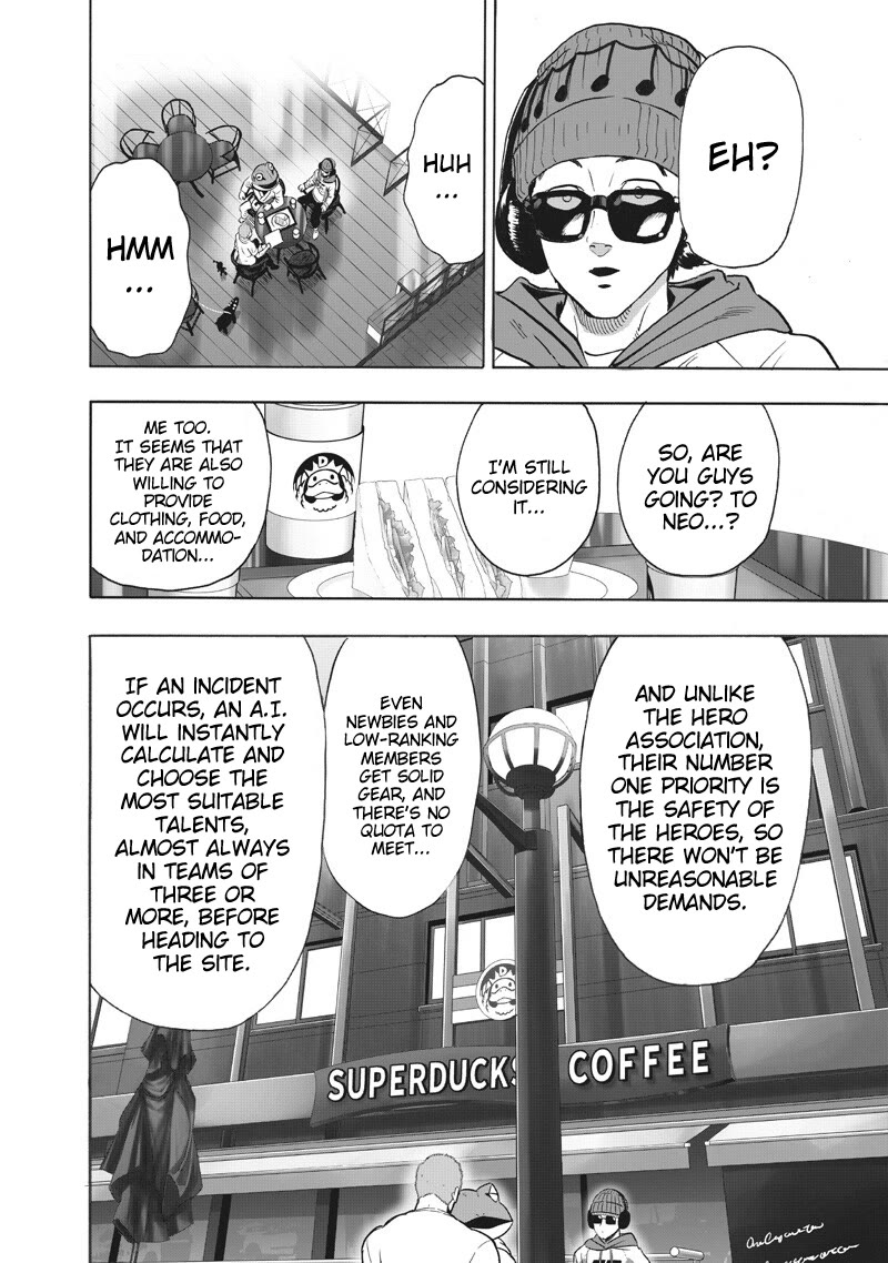 One Punch Man Manga Chapter 220 page 14 - Major Promotion scene