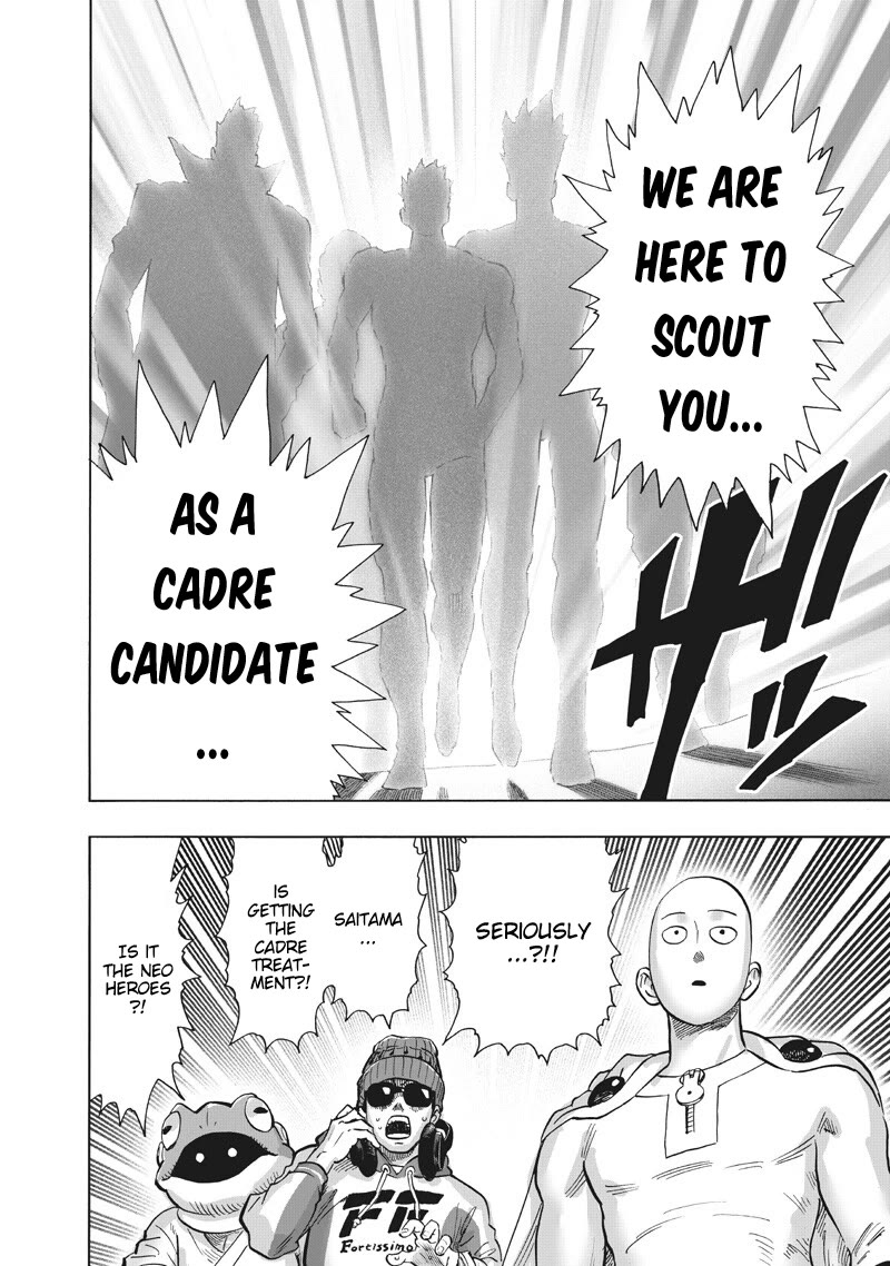 One Punch Man Manga Chapter 220 page 20 - Major Promotion scene