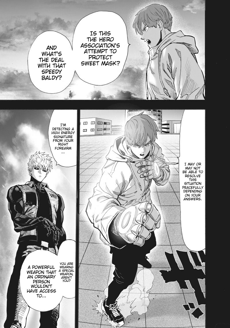One Punch Man Manga Chapter 220 page 7 - Major Promotion scene