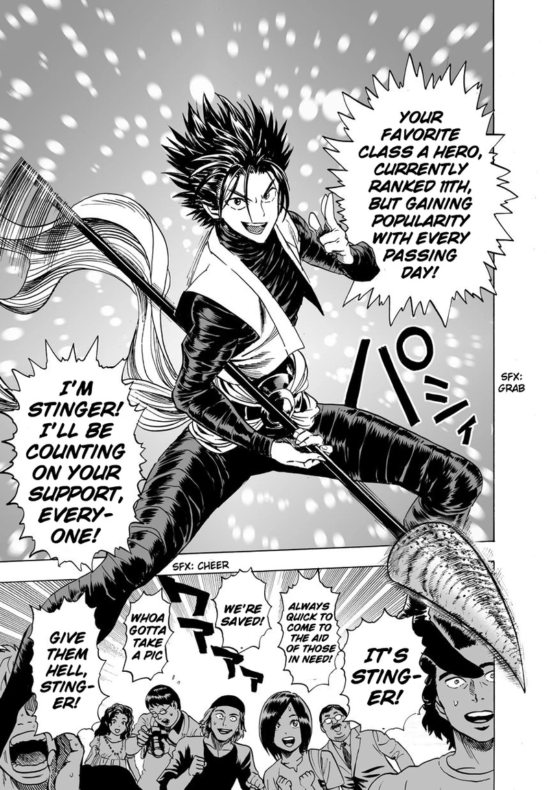One Punch Man Manga Chapter 23 page 11 - Threat from the Sea scene