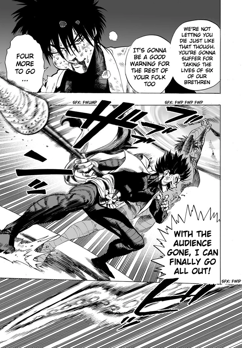 One Punch Man Manga Chapter 23 page 19 - Threat from the Sea scene