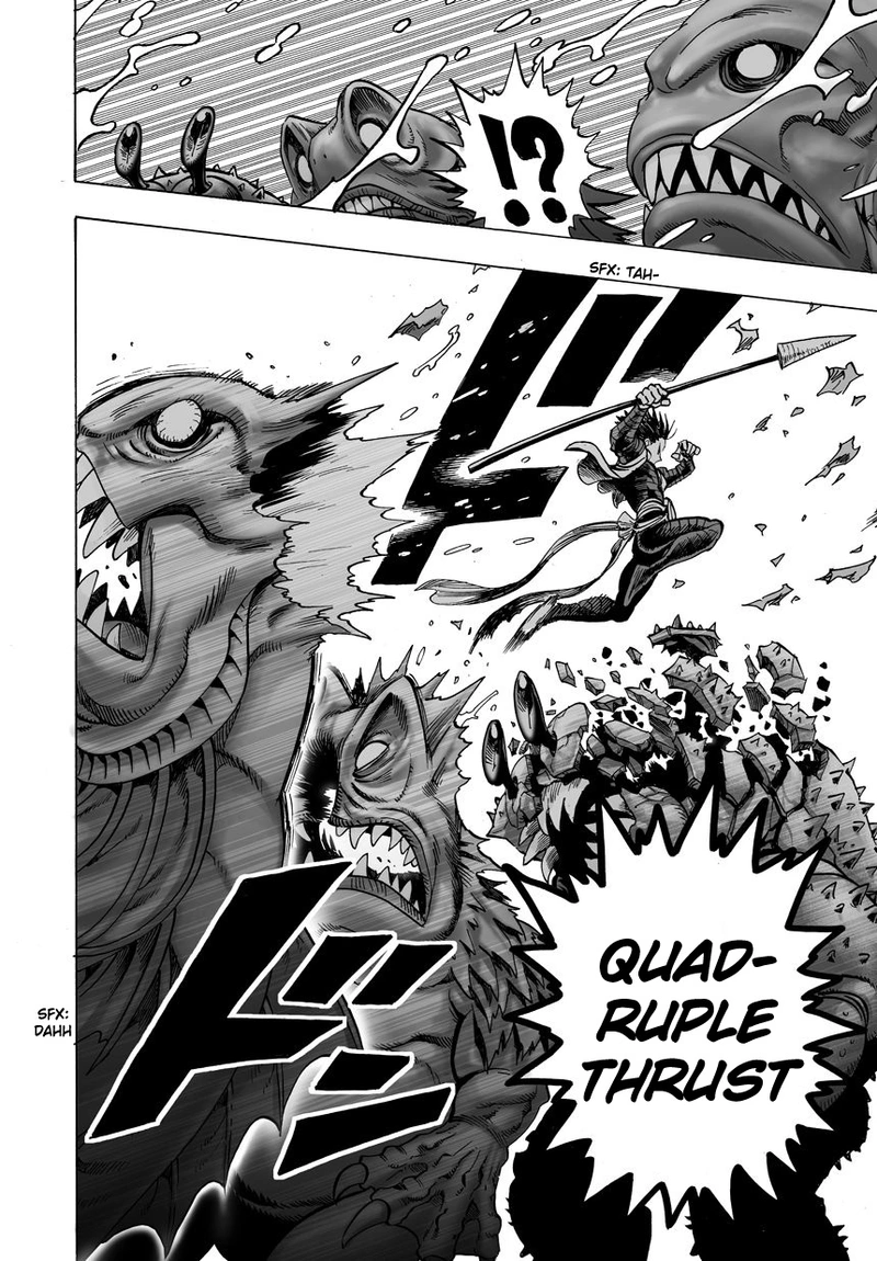 One Punch Man Manga Chapter 23 page 22 - Threat from the Sea scene