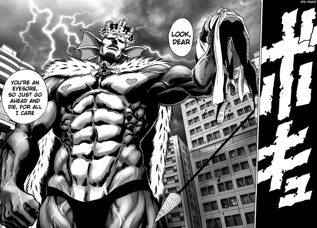 One Punch Man Manga Chapter 23 page 24 - Threat from the Sea scene
