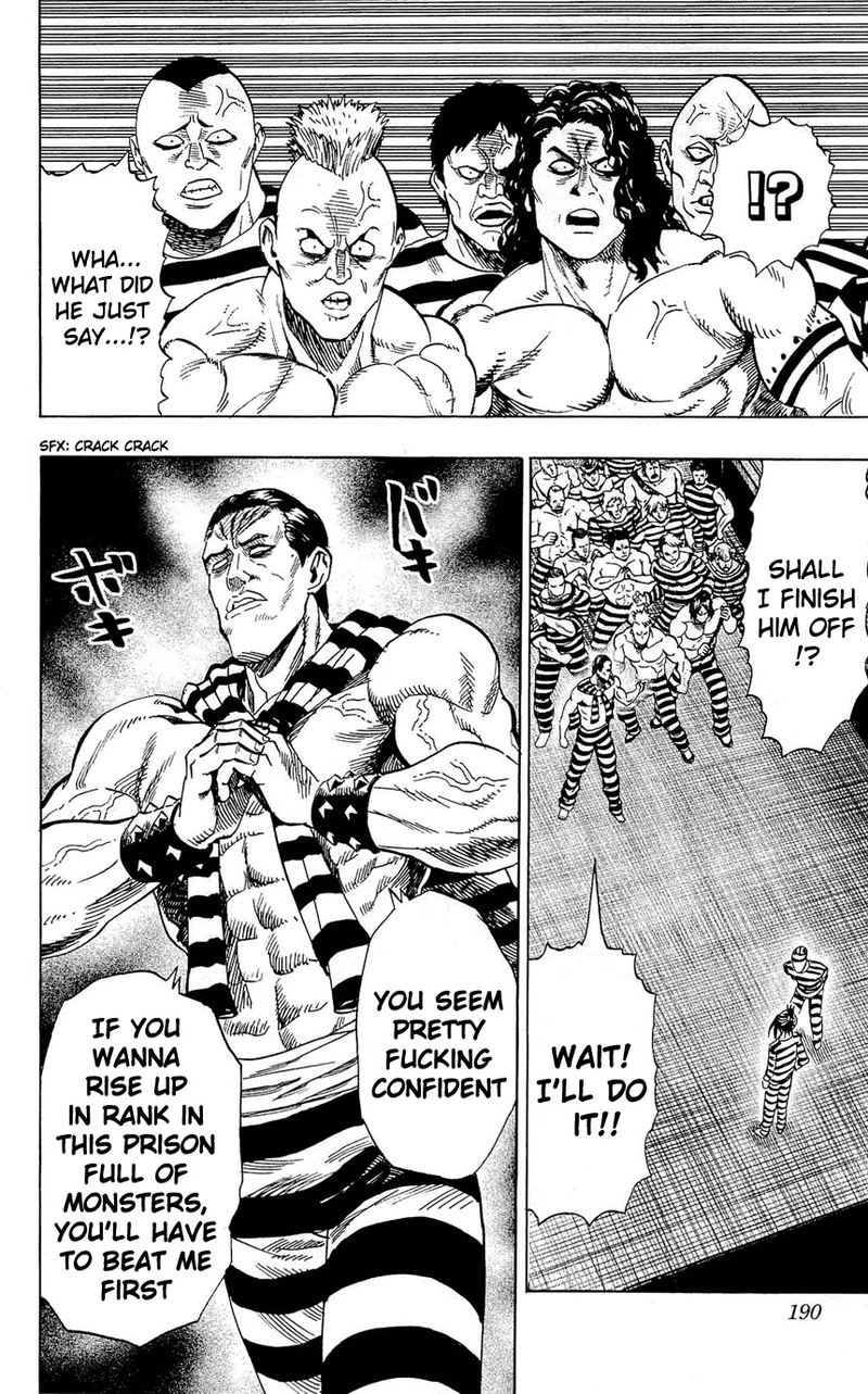 One Punch Man Manga Chapter 24.5 page 16 - Prison | Volume 4 Extras scene