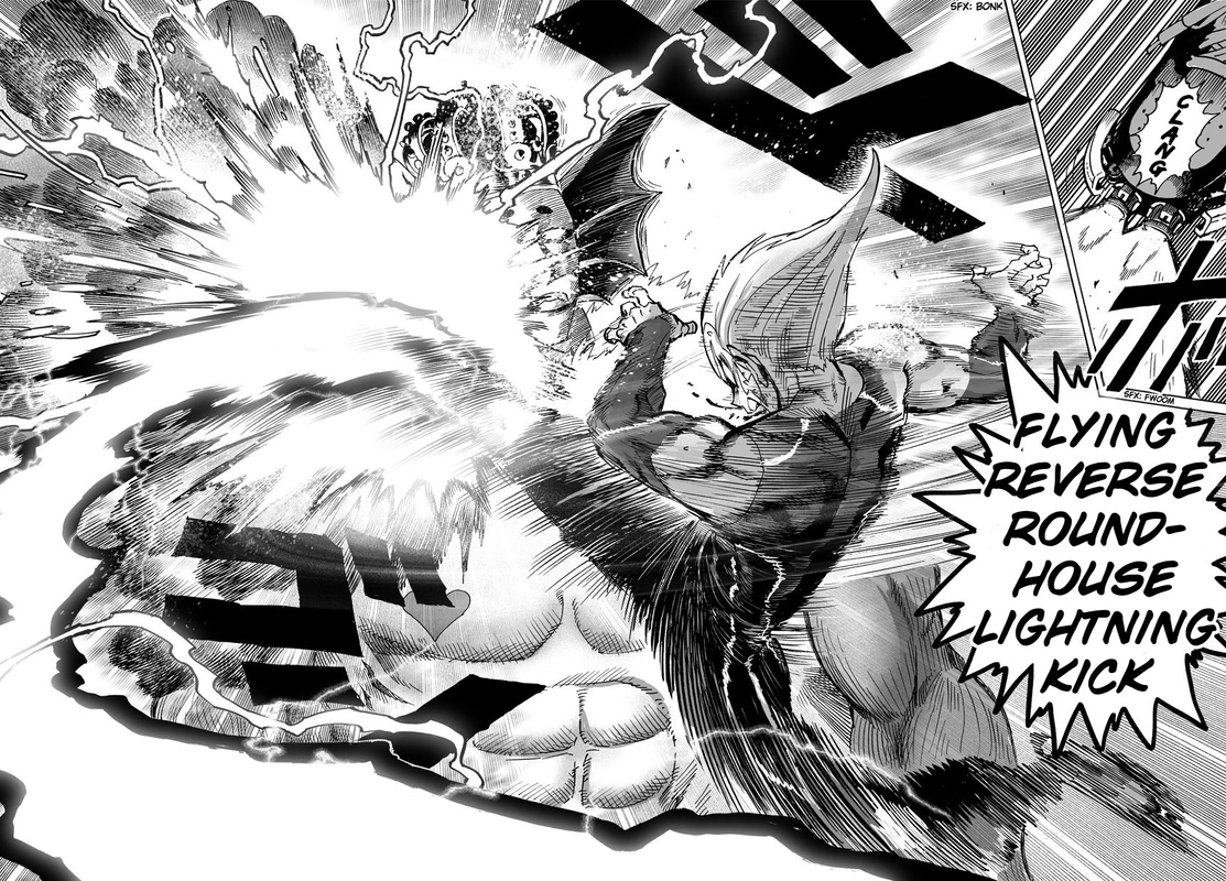 One Punch Man Manga Chapter 24 page 15 - Deep Sea King scene