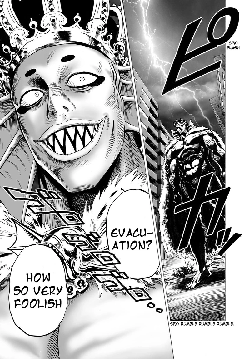 One Punch Man Manga Chapter 24 page 3 - Deep Sea King scene
