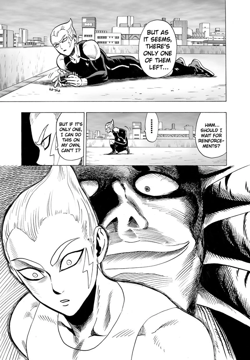 One Punch Man Manga Chapter 24 page 5 - Deep Sea King scene