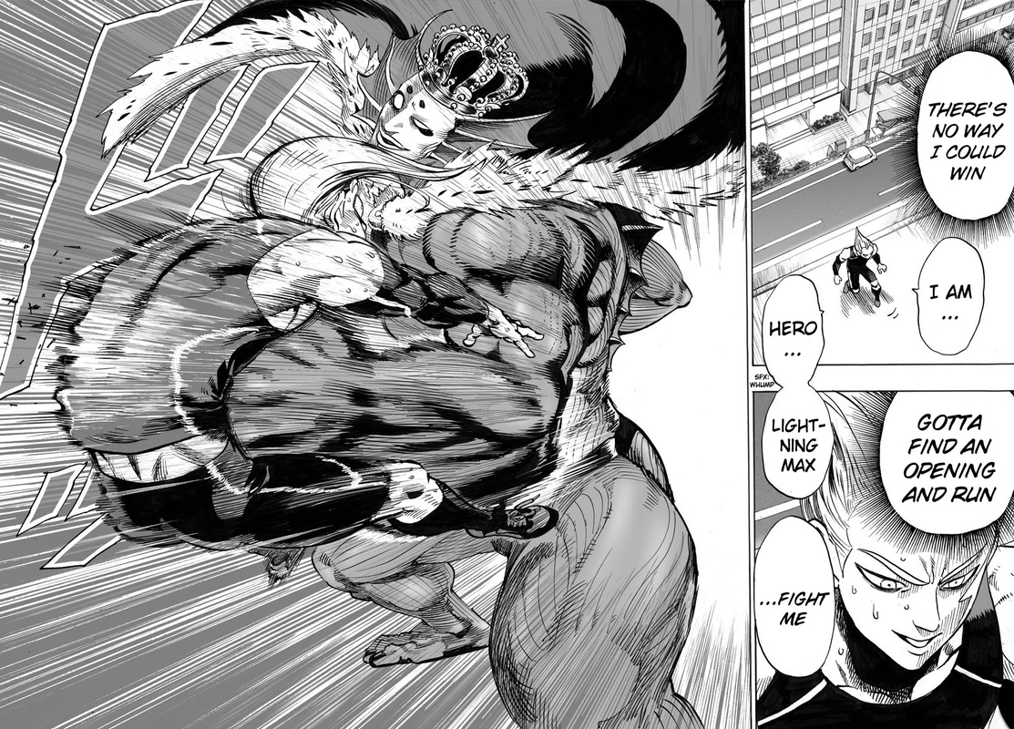 One Punch Man Manga Chapter 24 page 8 - Deep Sea King scene