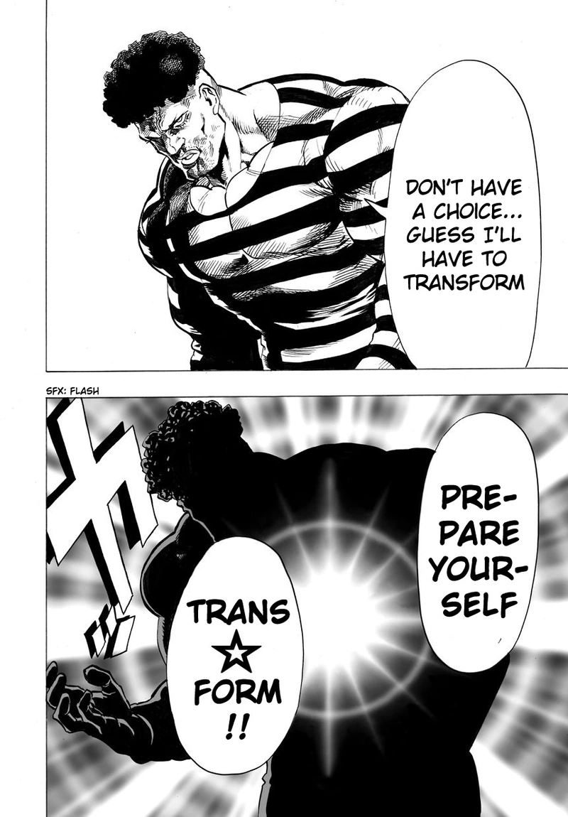 One Punch Man Manga Chapter 25 page 12 - Deep Sea King 2 scene