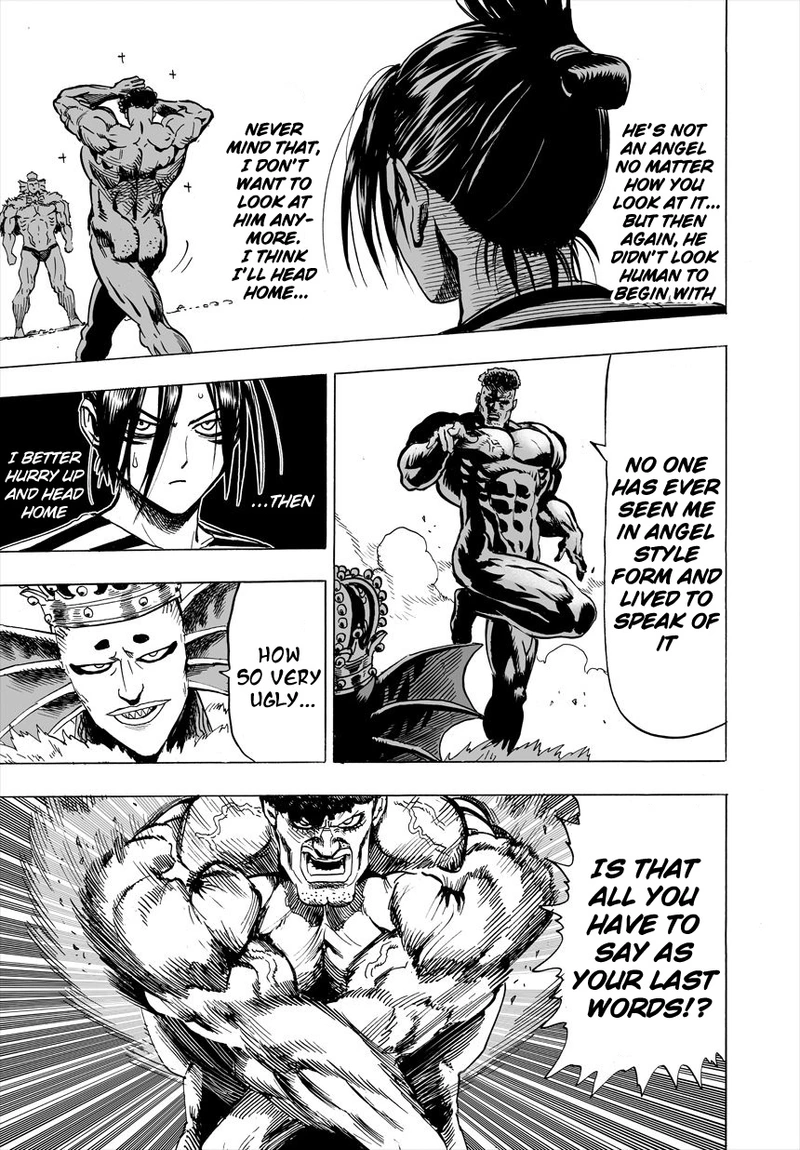 One Punch Man Manga Chapter 25 page 15 - Deep Sea King 2 scene