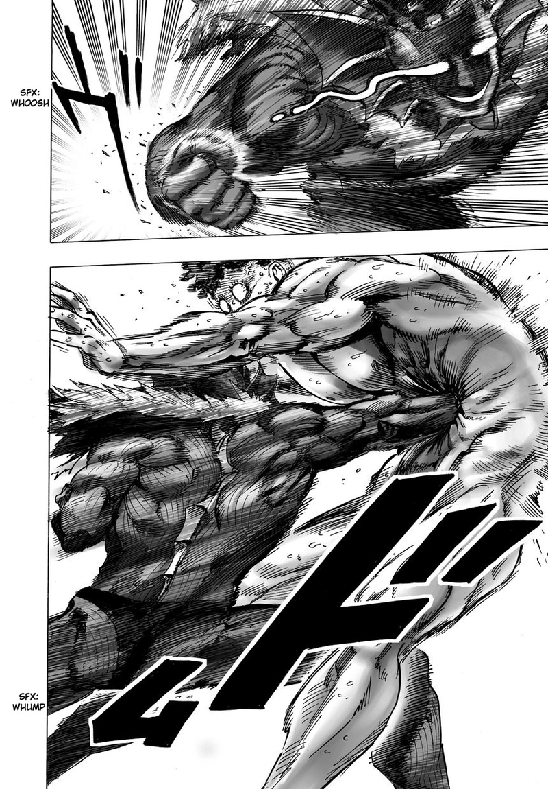 One Punch Man Manga Chapter 25 page 20 - Deep Sea King 2 scene