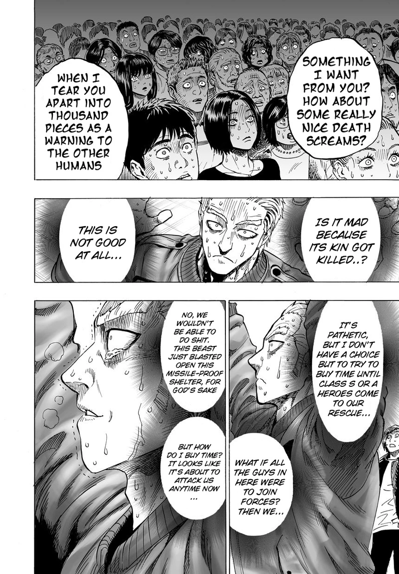 One Punch Man Manga Chapter 25 page 56 - Deep Sea King 2 scene