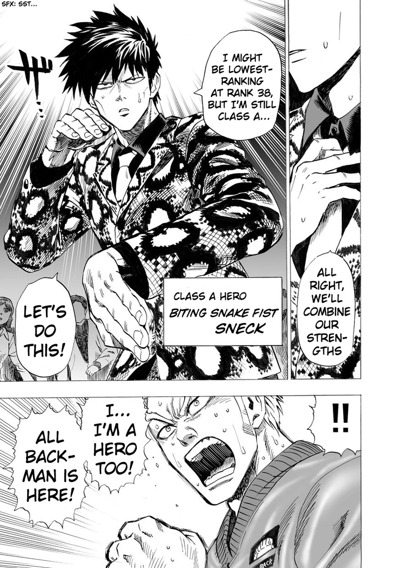 One Punch Man Manga Chapter 25 page 59 - Deep Sea King 2 scene