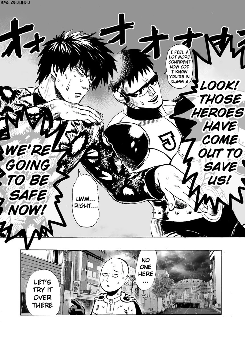 One Punch Man Manga Chapter 25 page 61 - Deep Sea King 2 scene