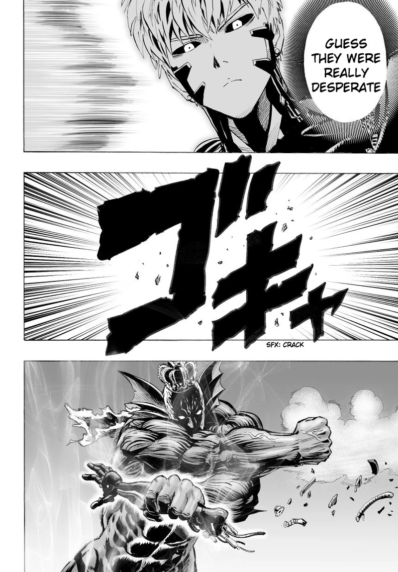 One Punch Man Manga Chapter 26 page 16 - Glimmer of Hope scene