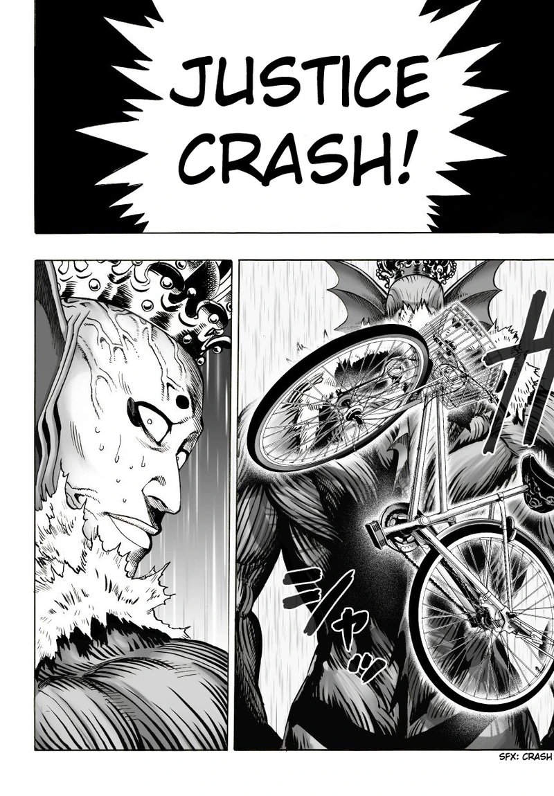 One Punch Man Manga Chapter 27 page 9 - Beat-Up But Shining scene