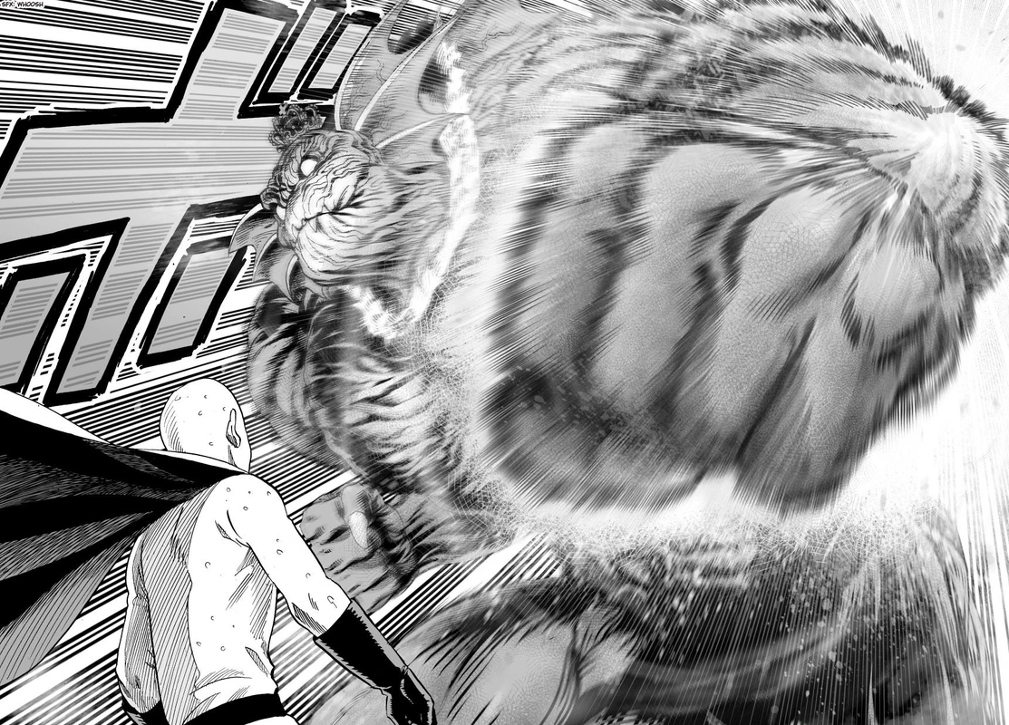 One Punch Man Manga Chapter 28 page 4 - Since It's Raining scene