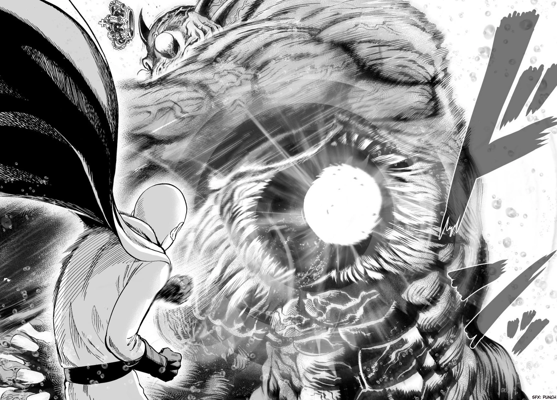 One Punch Man Manga Chapter 28 page 5 - Since It's Raining scene