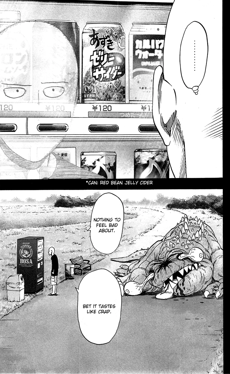 One Punch Man Manga Chapter 29.5 page 5 - What Can't Be Bought | Volume 5 Extras scene