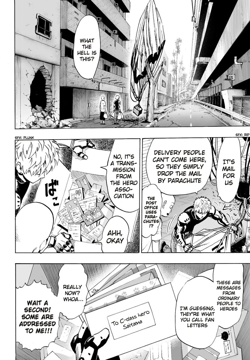 One Punch Man Manga Chapter 29 page 2 - B-Class scene
