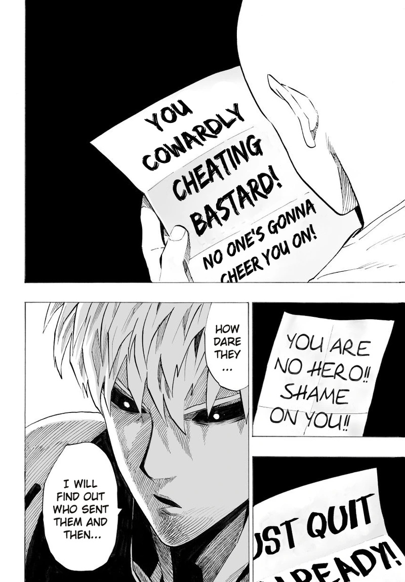 One Punch Man Manga Chapter 29 page 4 - B-Class scene